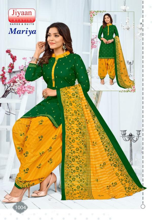 Jiyaan Mariya Cotton Designer Exclusive Dress Material